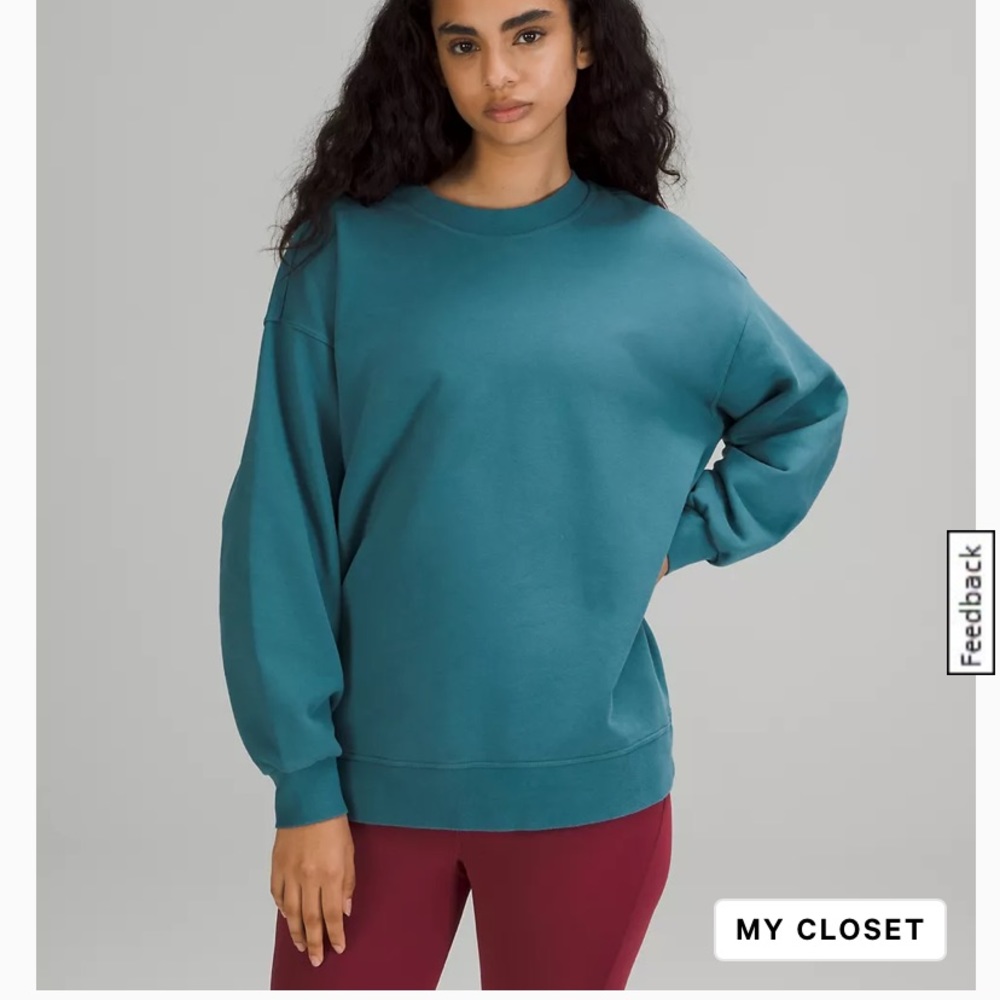EUC Lululemon perfectly oversized crewneck sweatshirt